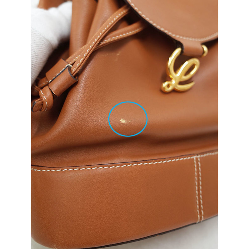 Loewe Brown Backpack Rucksack Leather - image 6